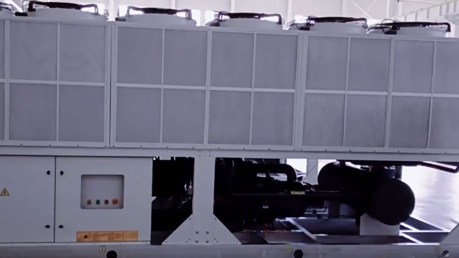 Groupe frigorifique à vis haute performance à condensation par air